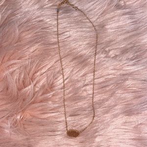 Kendra Scott rose gold pendant necklace